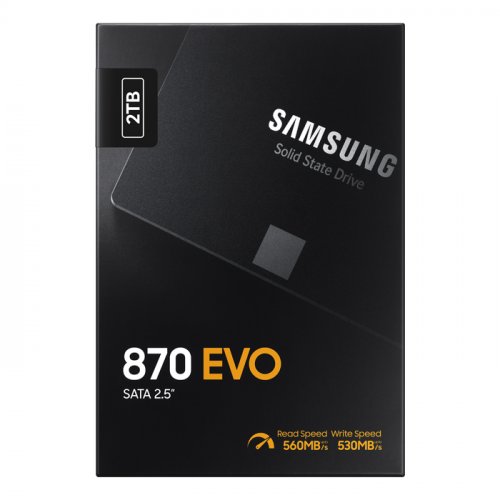 Samsung 870 EVO MZ-77E2T0BW 2TB 560/530MB/s 2.5″ SATA 3 SSD Disk
