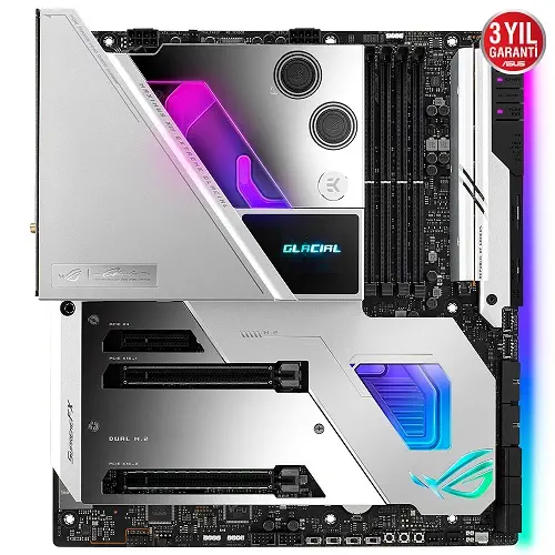 Asus ROG Maximus XIII Extreme Glacial Intel Z590 Soket 1200 DDR4 5333(OC)MHz E-ATX Gaming (Oyuncu) Anakart