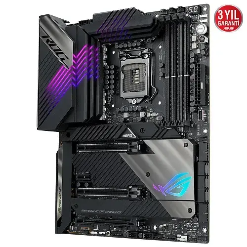 Asus ROG Maximus XIII Hero Intel Z590 Soket 1200 DDR4 5333(OC)MHz ATX Gaming (Oyuncu) Anakart