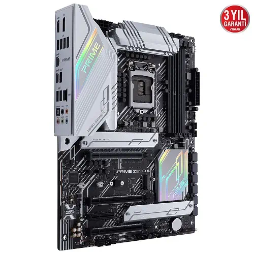 Asus Prime Z590-A Intel Z590 Soket 1200 DDR4 5333(OC)MHz ATX Gaming (Oyuncu) Anakart