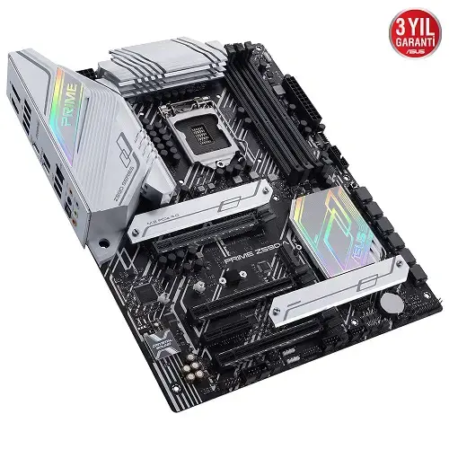 Asus Prime Z590-A Intel Z590 Soket 1200 DDR4 5333(OC)MHz ATX Gaming (Oyuncu) Anakart