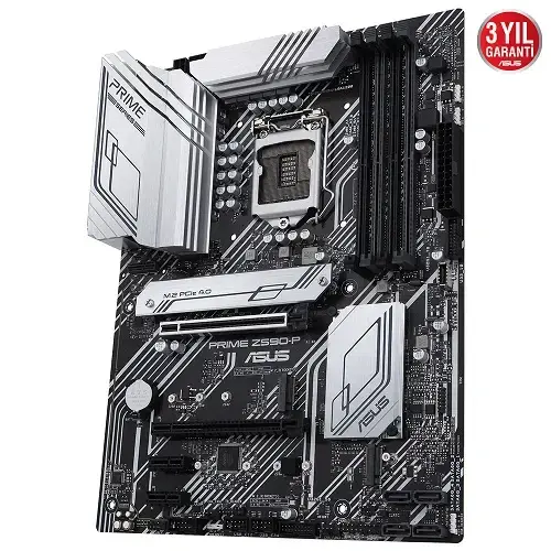 Asus Prime Z590-P Intel Z590 Soket 1200 DDR4 5133(OC)MHz ATX Gaming (Oyuncu) Anakart