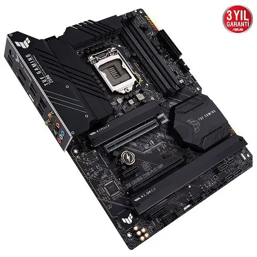 Asus TUF Gaming Z590-PLUS WIFI Intel Z590 Soket 1200 DDR4 5133(OC)MHz ATX Gaming (Oyuncu) Anakart