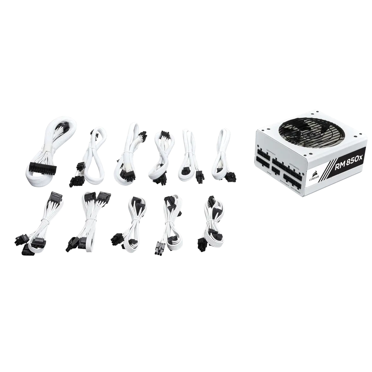 Corsair RMx White Serisi RM850x CP-9020188-EU 850W 80 Plus Gold Full Modüler Beyaz Power Supply