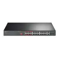 Tp-Link TL-SL1226P 24 Port 10/100Mbps + 2 Port Gigabit Yönetilemez PoE+ Switch