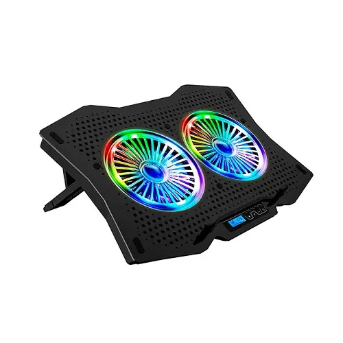 Rampage AD-RC9 TORNADO 2 x 115mm RGB Fan 10″-18″ Siyah Notebook Soğutucu