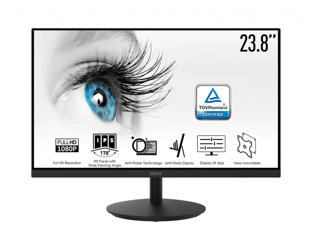 MSI Pro MP242 23.8” 5ms 75Hz IPS Full HD Monitör