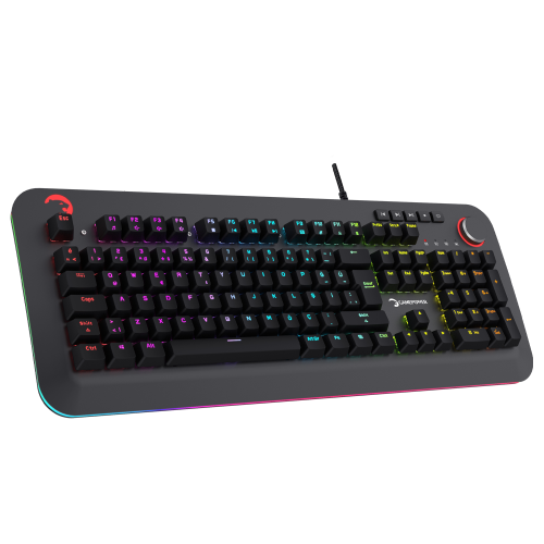 GamePower Starscream RGB Red Switch Türkçe Q USB Suya Dayanıklı Optik Mekanik Gaming Klavye