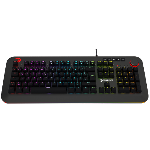 GamePower Starscream RGB Red Switch Türkçe Q USB Suya Dayanıklı Optik Mekanik Gaming Klavye