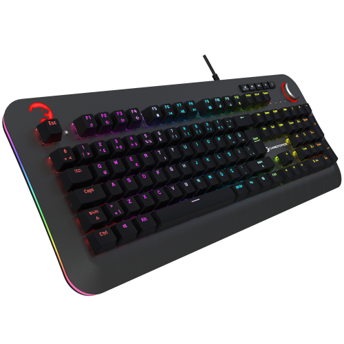 GamePower Starscream RGB Red Switch Türkçe Q USB Suya Dayanıklı Optik Mekanik Gaming Klavye