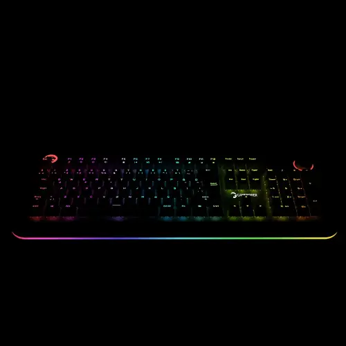 GamePower Starscream RGB Red Switch Türkçe Q USB Suya Dayanıklı Optik Mekanik Gaming Klavye