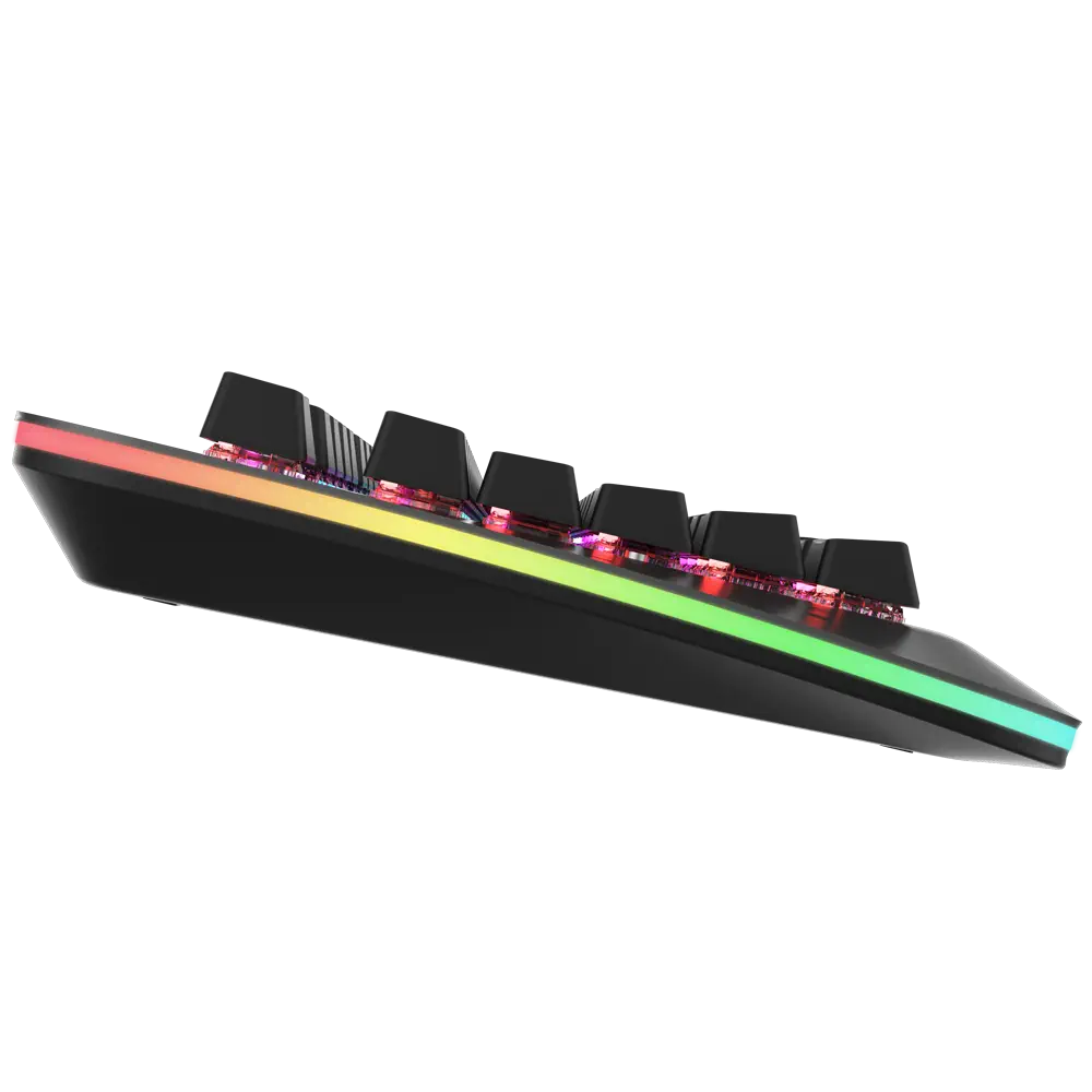 GamePower Starscream RGB Red Switch Türkçe Q USB Suya Dayanıklı Optik Mekanik Gaming Klavye