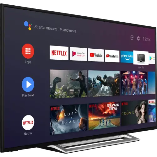 Toshiba 43UA3A63DT 43″ 108 Ekran 4K Ultra HD Uydu Alıcılı Android Smart LED TV