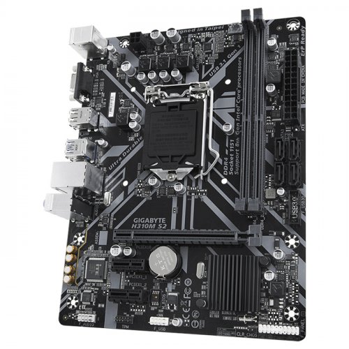 Gigabyte H310M S2 Intel H310 Soket 1151 DDR4 2666MHz m-ATX Gaming (Oyuncu) Anakart
