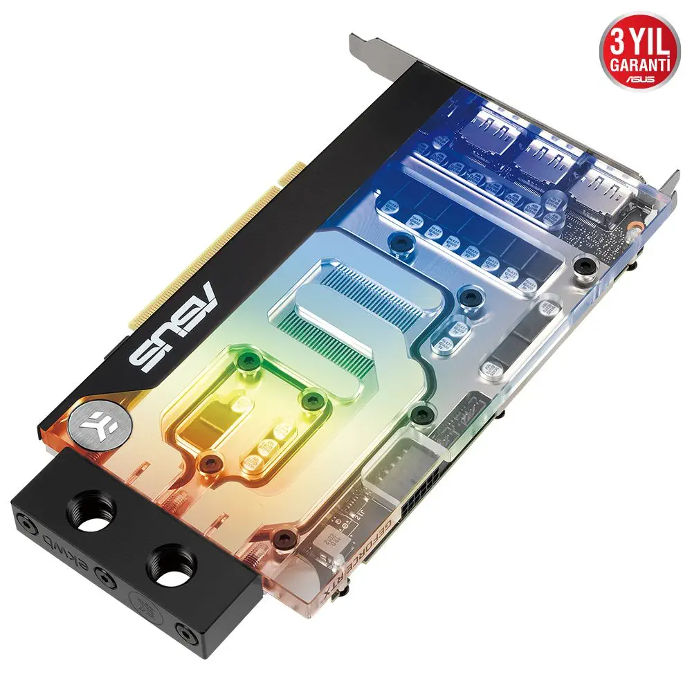 Asus EKWB GeForce RTX 3070 RTX3070-8G-EK 8GB GDDR6 256Bit DX12 Gaming (Oyuncu) Ekran Kartı