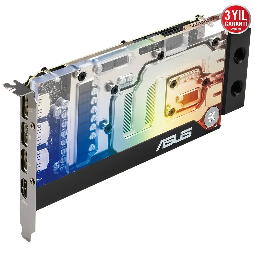 Asus EKWB GeForce RTX 3070 RTX3070-8G-EK 8GB GDDR6 256Bit DX12 Gaming (Oyuncu) Ekran Kartı