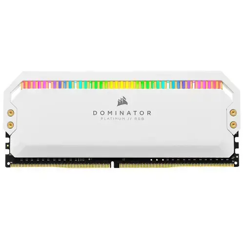 Corsair Dominator Platinum RGB CMT32GX4M4K4000C19W 32GB (4x8GB) DDR4 4000MHz CL19 Beyaz Gaming (Oyuncu) Ram