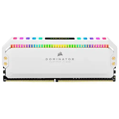 Corsair Dominator Platinum RGB CMT32GX4M4K4000C19W 32GB (4x8GB) DDR4 4000MHz CL19 Beyaz Gaming (Oyuncu) Ram