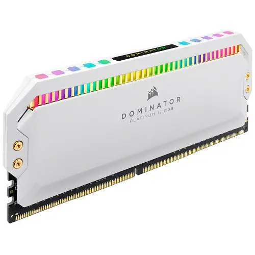 Corsair Dominator Platinum RGB CMT32GX4M4K4000C19W 32GB (4x8GB) DDR4 4000MHz CL19 Beyaz Gaming (Oyuncu) Ram