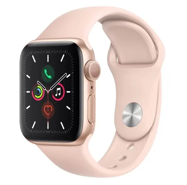 Apple Watch Seri 5 40mm GPS Gold Alüminyum Kasa ve Pembe Spor Kordon MWV72TU/A