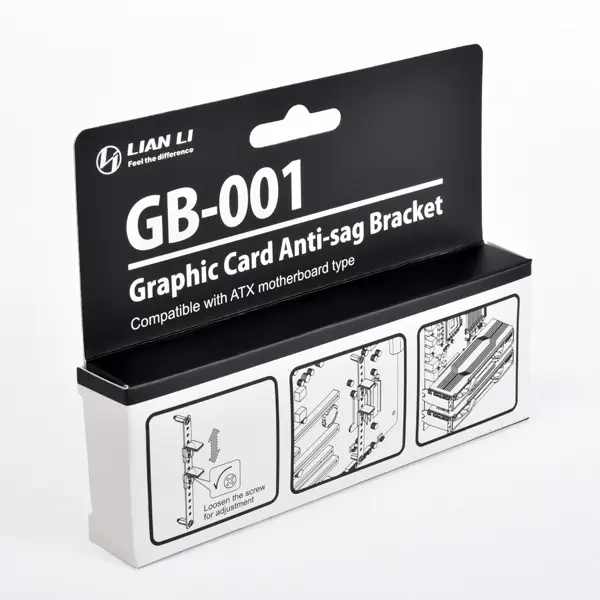 Lian Li GB-001 Sarkma Önleyici Ekran Kartı Destek Braketi (G89.GB-001X.00)