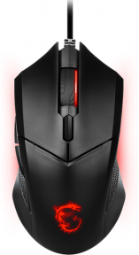 MSI Clutch GM08 3200DPI (Yazılım ile 4200DPI) 6 Tuş USB Optik Kablolu Gaming (Oyuncu) Mouse