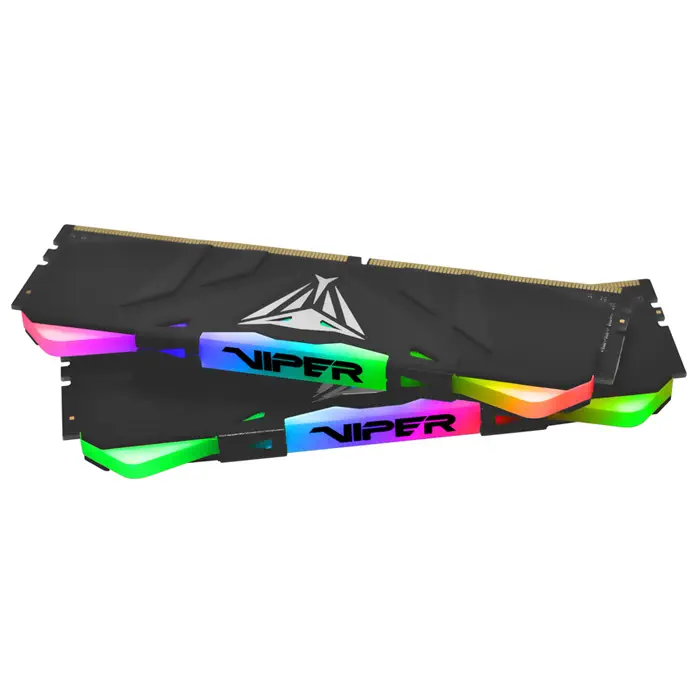 Patriot Viper RGB PVR416G360C8K 16GB (2x8GB) DDR4 3600MHz CL18 Siyah Gaming Ram (Bellek)