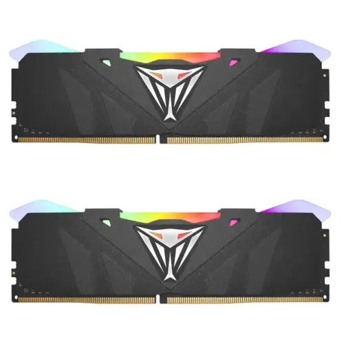Patriot Viper RGB PVR416G360C8K 16GB (2x8GB) DDR4 3600MHz CL18 Siyah Gaming Ram (Bellek)