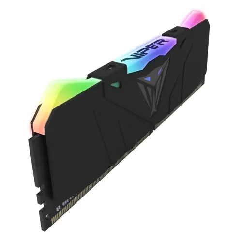Patriot Viper RGB PVR416G360C8K 16GB (2x8GB) DDR4 3600MHz CL18 Siyah Gaming Ram (Bellek)