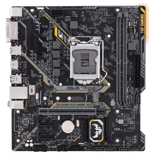 Asus TUF H310M-Plus Gaming R2.0 Intel H310 Soket 1151 DDR4 2666MHz mATX Gaming (Oyuncu) Anakart