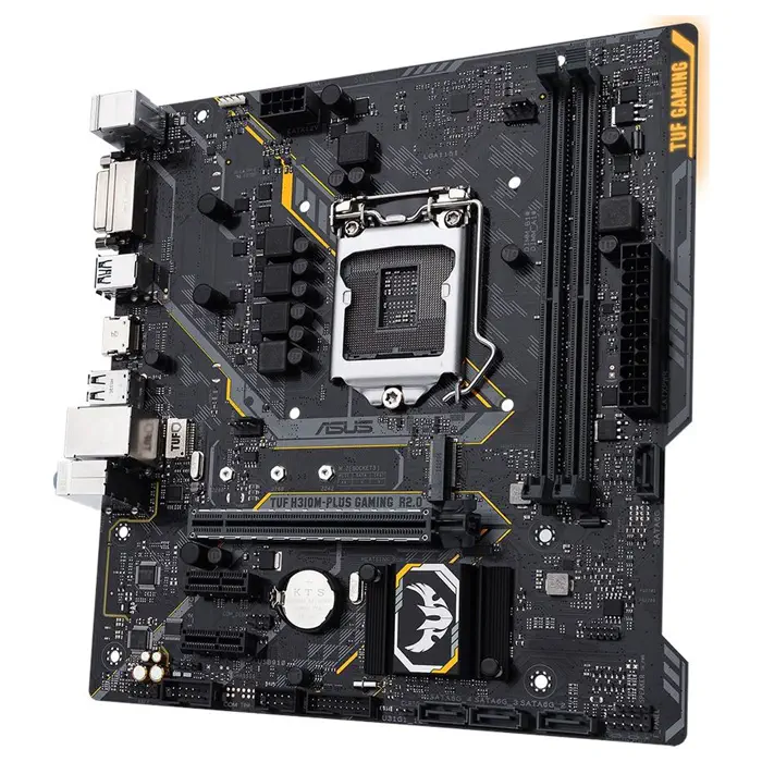 Asus TUF H310M-Plus Gaming R2.0 Intel H310 Soket 1151 DDR4 2666MHz mATX Gaming (Oyuncu) Anakart