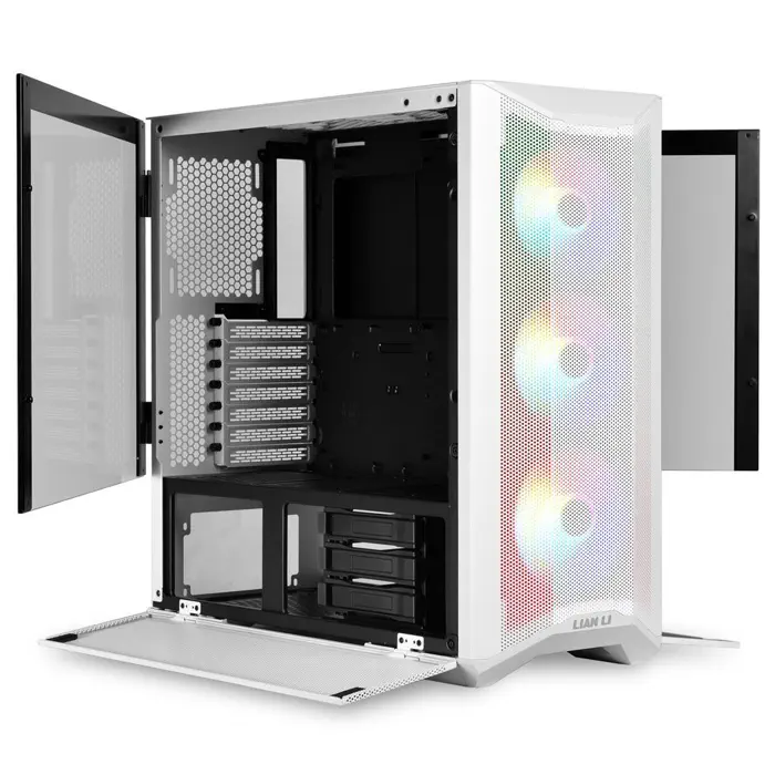 Lian Li 011 Lancool II Mesh Beyaz RGB Mid-Tower E-ATX Gaming (Oyuncu) Kasa (G99.LAN2MRS.50)