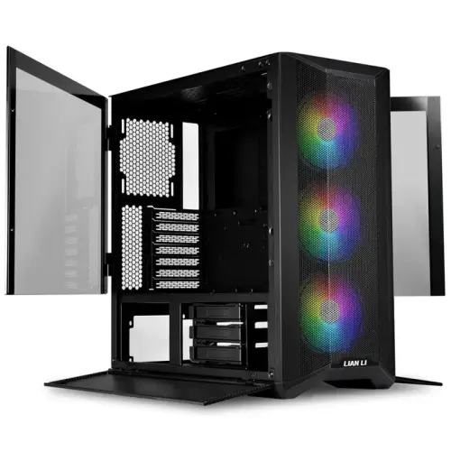 Lian Li Lancool II Mesh Siyah RGB Mid-Tower ATX Gaming (Oyuncu) Kasa (G99.LAN2MRX.50)