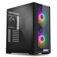 Lian Li Lancool 215 X 2x200mm ARGB Fan/1x120mm Fan Temperli Cam USB 3.0 Mesh Siyah E-ATX Mid-Tower Gaming (Oyuncu) Kasa