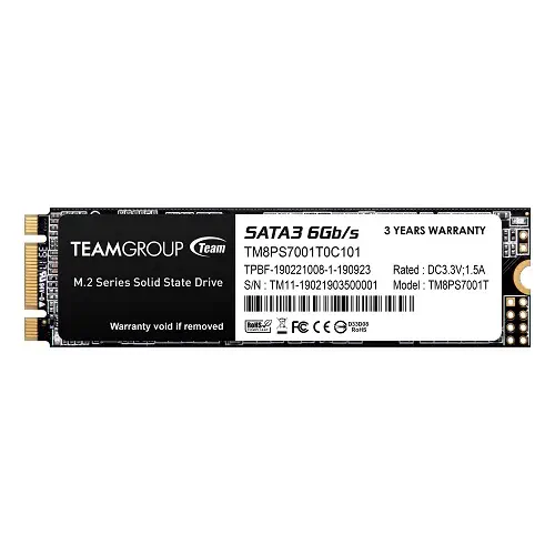 Team MS30 1TB 530/480MB/s SATA3 M.2 2280 SSD Disk (TM8PS7001T0C101)