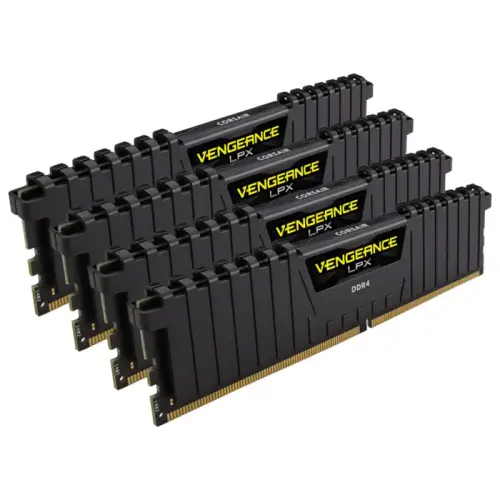 Corsair Vengeance LPX CMK32GX4M4B3200C16 32GB (4x8GB) DDR4 3200MHz CL16 Siyah Gaming (Oyuncu) Ram