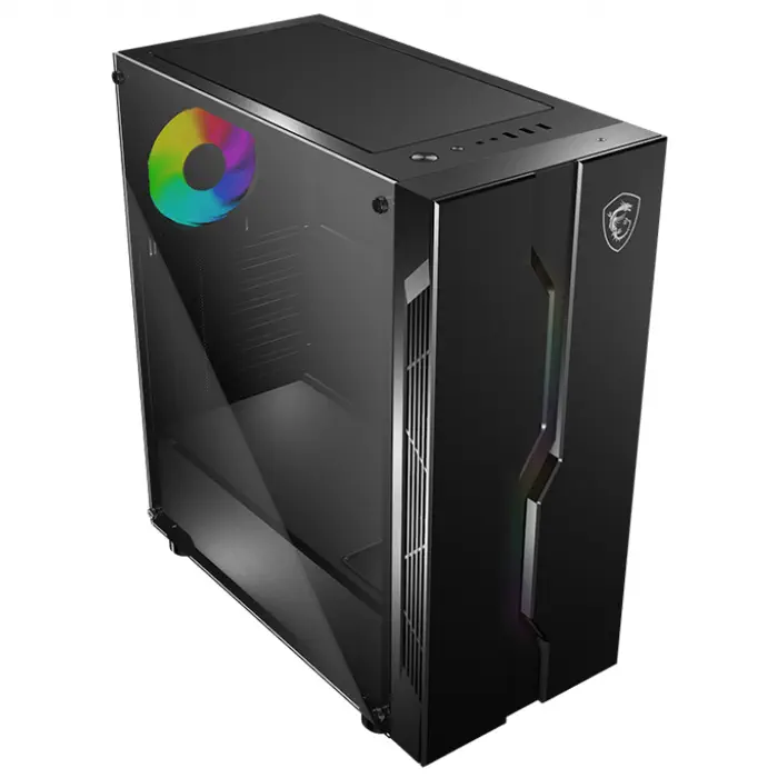 MSI MAG Vampiric 010X 1x120mm ARGB Fan Temperli Cam USB 3.2 ATX Mid-Tower Gaming (Oyuncu) Kasa