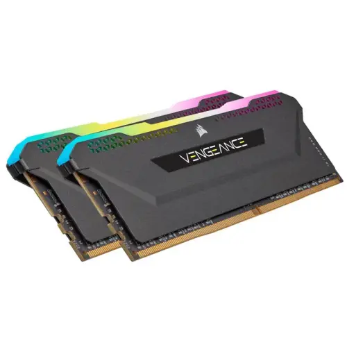 Corsair Vengeance RGB Pro SL CMH16GX4M2Z3200C16 16GB (2x8GB) DDR4 3200MHz CL16 Siyah Gaming (Oyuncu) Ram