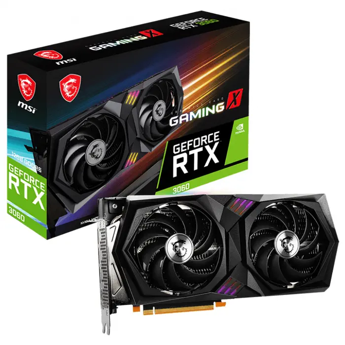 MSI GeForce RTX 3060 GAMING X 12G 12GB GDDR6 192Bit DX12 Gaming (Oyuncu) Ekran Kartı