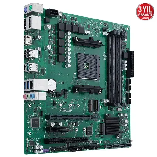 ASUS Pro B550M-C/CSM AMD B550 Soket AM4 DDR4 4600(OC)MHz mATX Anakart