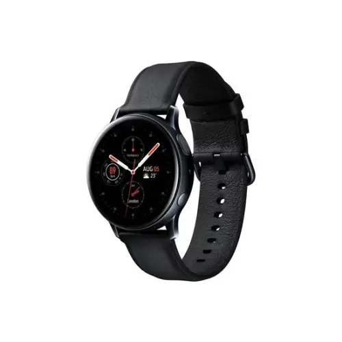 Samsung Galaxy Watch Active2 40mm Paslanmaz Çelik Siyah-SM-R830NSKATUR Akıllı Saat – Distribütör Garantili