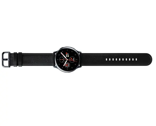Samsung Galaxy Watch Active2 40mm Paslanmaz Çelik Siyah-SM-R830NSKATUR Akıllı Saat – Distribütör Garantili