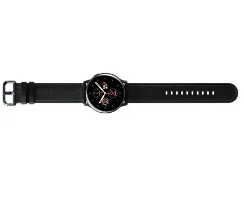 Samsung Galaxy Watch Active2 40mm Paslanmaz Çelik Siyah-SM-R830NSKATUR Akıllı Saat – Distribütör Garantili