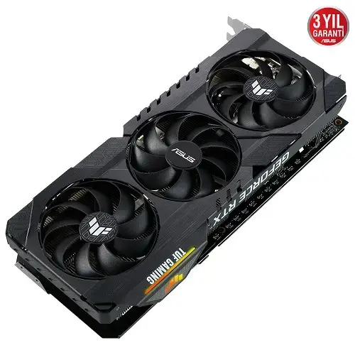 Asus TUF Gaming GeForce RTX 3060 OC TUF-RTX3060-O12G-GAMING 12GB GDDR6 192Bit DX12 Gaming (Oyuncu) Ekran Kartı