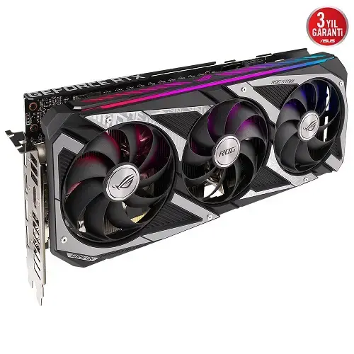Asus ROG Strix GeForce RTX 3060 ROG-STRIX-RTX3060-12G-GAMING 12GB GDDR6 192Bit DX12 Gaming (Oyuncu) Ekran Kartı
