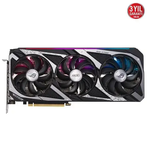 Asus ROG Strix GeForce RTX 3060 OC ROG-STRIX-RTX3060-O12G-GAMING 12GB GDDR6 192Bit DX12 Gaming (Oyuncu) Ekran Kartı