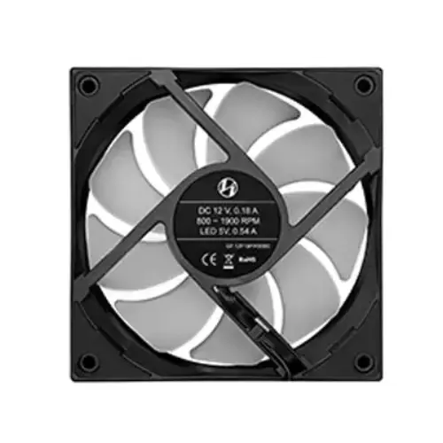 Lian Li ST120 Black ST120-3B 3x120mm RGB PWM Siyah Kasa Fanı