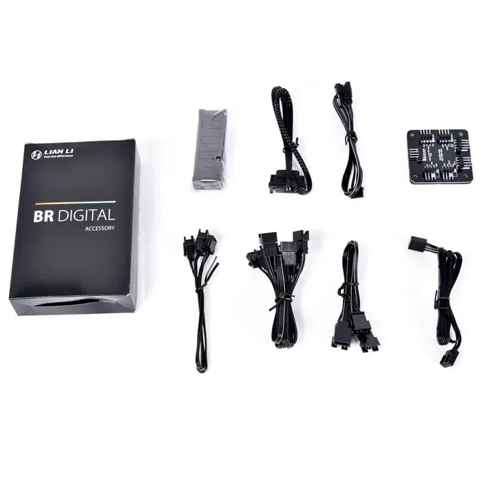 Lian Li Bora Digital Silver BR DIGITAL-3R S 3x120mm RGB PWM Gümüş Kasa Fanı