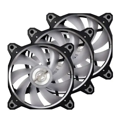 Lian Li Bora Digital Black BR DIGITAL-3R B 3x120mm RGB PWM Siyah Kasa Fanı