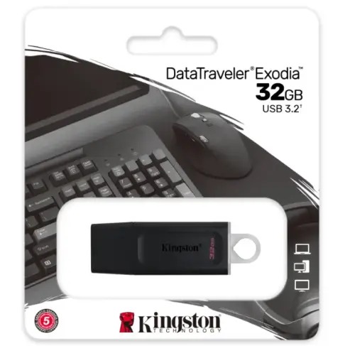 Kingston Data Traveler Exodia DTX/32GB 32GB USB 3.2 Gen 1 Flash Bellek